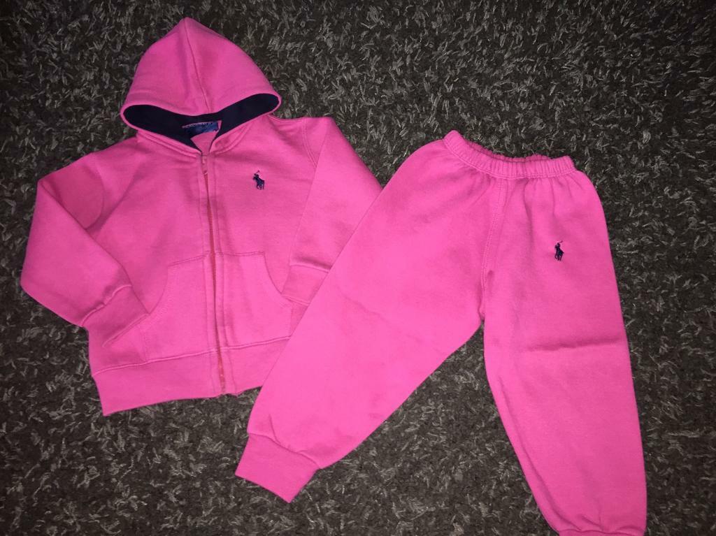 girls ralph lauren tracksuit